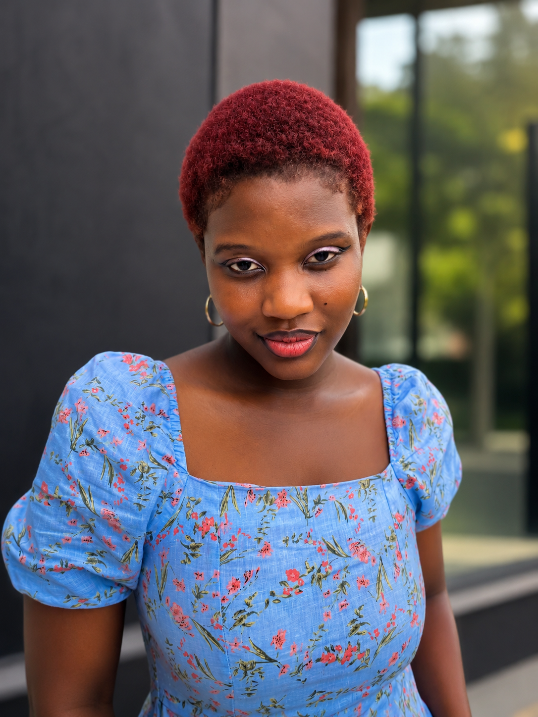 Portrait of Blessing Kawara, AI social media content creator